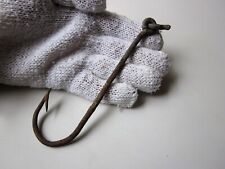 Very rare ancient Roman huge massive iron fishing hook. picture