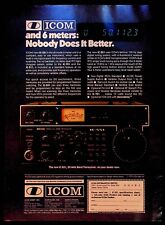 1979 ICOM IC551 50 MHz Band 6 meter Transceiver photo ham radio vintage print ad picture