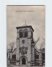 Postcard The First Church in Plymouth Massachusetts USA picture