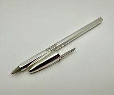 Vintage BIC Cristal 925 Sterling Silver Ballpoint Pen picture