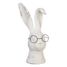 Raz Bunny Rabbit with Glasses Table Piece Easter Decor 10.75