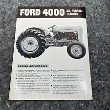 Ford 4000 Tractor Brochure   1963 picture