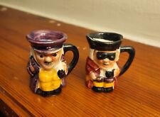 2 Antique Porter & Sons Staffordshire Miniature Cups picture