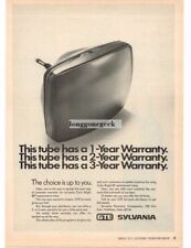 1973 GTE Sylvania Color Bright Replacement TV Tubes Vintage Ad  picture