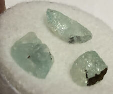 3 Natural Aquamarine Beryls Old Mitchell County, NC Find Perfect For Pendants picture