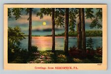 Nescopeck PA-Pennsylvania, Scenic Greetings, c1947 Vintage Postcard picture