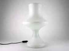 Stepan Tabery Vintage White Glass Table Lamp - Retro Bohemian - Czech MCM, 1970s picture