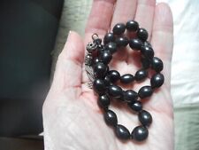 RARE Antique Islamic 33 Prayer Beads Natural hand carved Whitby jet picture