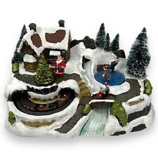 Avon Winter Wonderland Animated Fiber Optic Musical Decorative Christmas Village picture