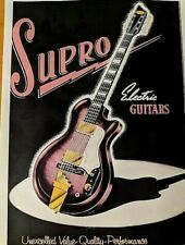 1950s SUPRO GUITAR CATALOG AD  $8  8 1/2