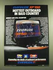 1986 Evinrude XP 150 Outboard Motor Ad - Hottest Outboard in Bass Country picture