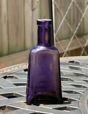 Antique/Vintage Purple Glass Jennings Flavoring Extract Bottle picture