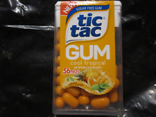 Tic Tac Gum Cool Tropical one sealed Collector Pack 56 Pieces of tic tac gum picture