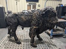 Aluminum Buffalo/ Bison Calf Statue picture