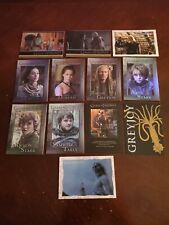Lot of 12 Game of Thrones Insert Cards and Foils Q15 H5 SB6 SB20 HBO Sansa Arya picture