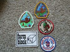 Lot of 5 BSA boy scout patches #14 picture