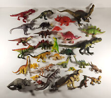 Variety Lot of 32 Dinosaur Toys UKRD Marx Recasts Jurrasic World Funny Realistic picture