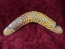 Authentic Stan Yarramunua Art Australian Aboriginal Boomerang Handcrafted One Of picture
