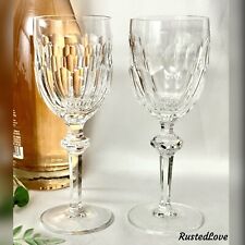 Vintage Waterford Crystal Curraghmore Claret Wine Glasses 7 1/8