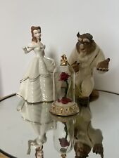 Lenox Disney Bell &The Beast 3 Figurines Beauty My Hand My Heart Is Yours picture