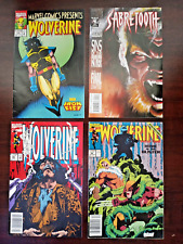 Marvel Comics Lot of 4 Sabretooth #4 (93),Wolverine #46 (91),#66 (92), #135 (93) picture