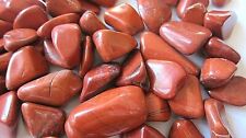  Twelve Red Jasper Tumbled Stones 20-25mm Healing Crystals Shaman Protection  picture
