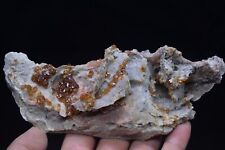 251g Natural SPHALERITE QUARZ Crystal Cluster Rare Mineral Specimens picture