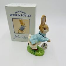 John Beswick Peter Rabbit Figurine 6.5 in Porcelain Vintage Boxed Home Decor picture