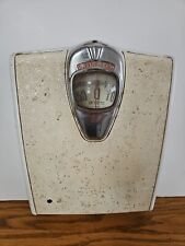 Vintage Detecto | Bathroom Scale With Bubble Glass | Speckled white | Works picture