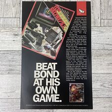 Print Ad Top Secret S I Role Game Poster Promo Art Vintage 1987 TSR Original picture