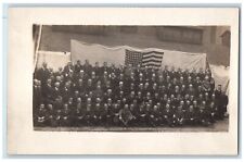 c1920's US Business Men Supporting WWI Troops Army RPPC Photo Unposted Postcard picture