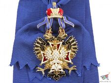 Order of the White Eagle, gold plated, Russian Imperial Order WWI HQ Replica picture