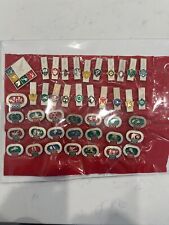 Vintage Russian 1980 Olympic pin Set (Lot contains 43 different pins) picture