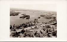 Ivy Lea And Thousand Islands Ontario ON Aerial Unused Real Photo Postcard E68 picture