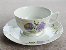 Ceralene Raynaud Limoges Fleurs de Printemps Teacup Tea Cup & Saucer Set France picture