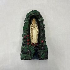 Vintage Plaster Statue of Our Lady of Lourdes Grotto 15