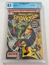 Amazing Spider-Man #120 CBCS 8.5 White Pages Hulk Cover And Appearance 1973 picture