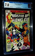 MASTER OF KUNG FU CGC #115 1982 Marvel Comics CGC 7.0 FN-VF 0626 picture