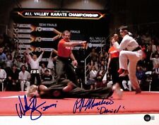 Ralph Macchio“Daniel”William Zabka“Johnny” Karate Kid Signed 11x14 Photo BECKETT picture