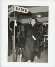 Paulette Godard in Paris. Vintage Silver Print Silver Print 13x18 Ci picture