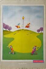 Mordillo Cartoonist Golf Vintage 1991 Vintage Poster 24.5 X 37 picture