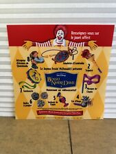 Translite  Hunchback Of Notre Dame Disney Happy Meal Toy Display 13” McDonald's picture