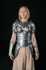 Medieval Pair of pauldrons metal Gorget female Armor Shoulder & Arm for women picture