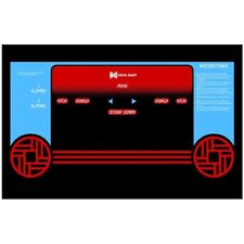 Kung Fu Master Arcade Control Panel Overlay CPO  Textured Laminate picture