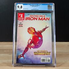 Invincible Iron Man #1 CGC 9.8 Marvel Comics 2017 Ironheart Riri Williams NM+/MT picture