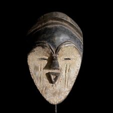 African Masks Lega Mask Carved Vintage African Wall Hanging-G1617 picture