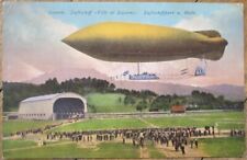 Airship Dirigible Ville de Lucerne, Luzern, Switzerland 1910 Aviation Postcard picture