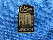 Vintage Guitar Lapel Pin Gretsch Gold Tone 125 Year Anniversary 1883-2008 picture