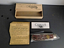 Camillus Classic Cartridge Bullet Knife Jigged Bone CCC-1 45-70 GOVT NIB, 10/1 picture