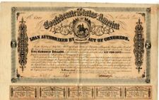 $500 Confederate States of America - Bond - Confederate Bonds picture